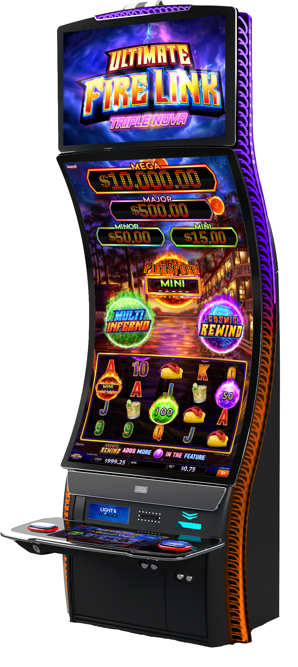 Ultimate Fire Link Triple Nova - Bayou Sky Cabinet